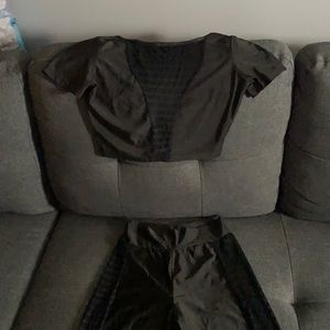 Brand new Women 2 piece black set